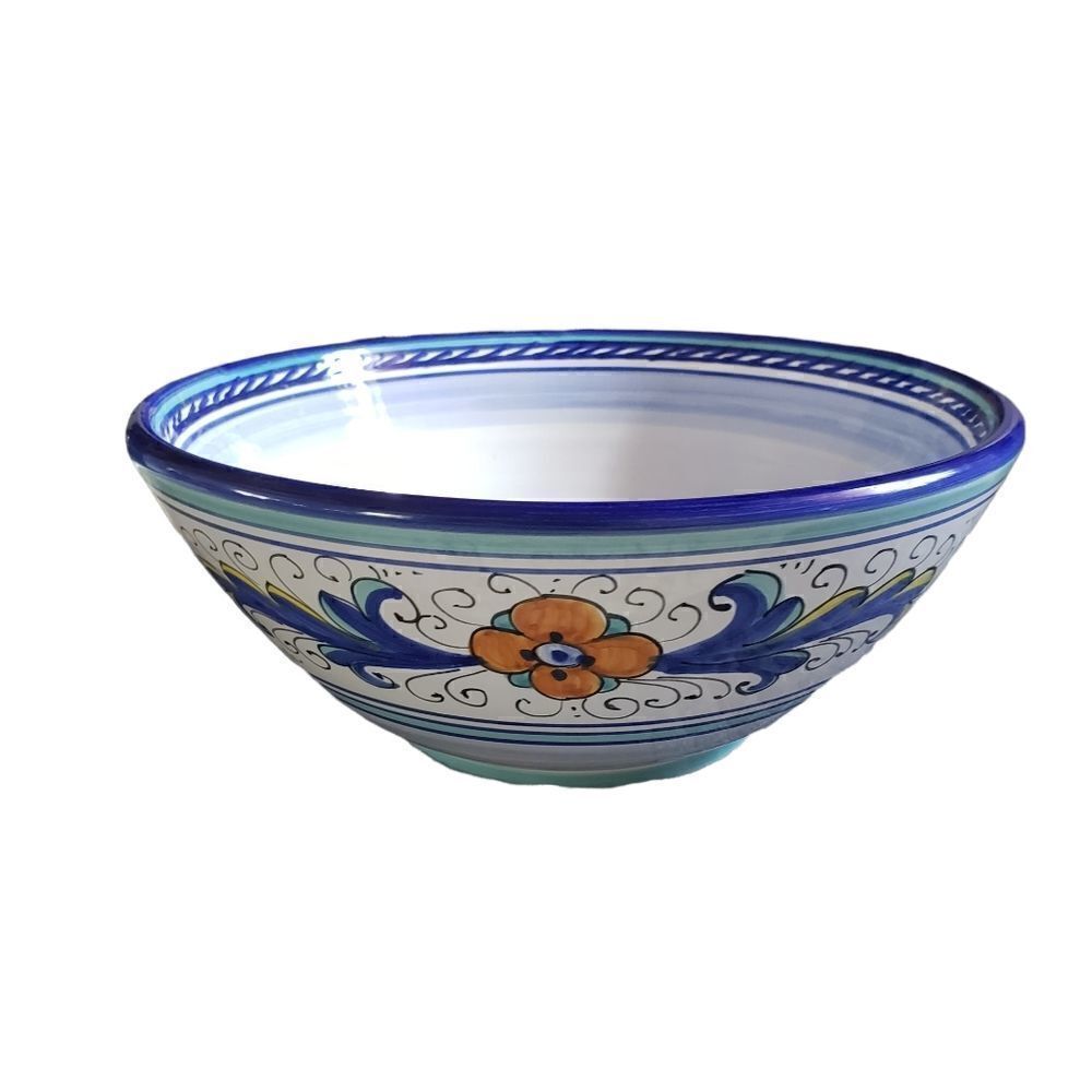 Handpainted Made in Italy Ceramic Bowl & Pitcher Set - Picture 9 of 16